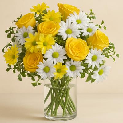 Daisy Sunshine Vase